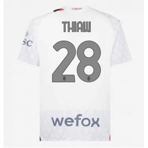 AC Milan Malick Thiaw #28 Udebanetrøje 2023-24 Kort ærmer